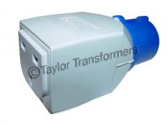 240V 16AMP TO 13AMP MOULDED ADAPTOR
